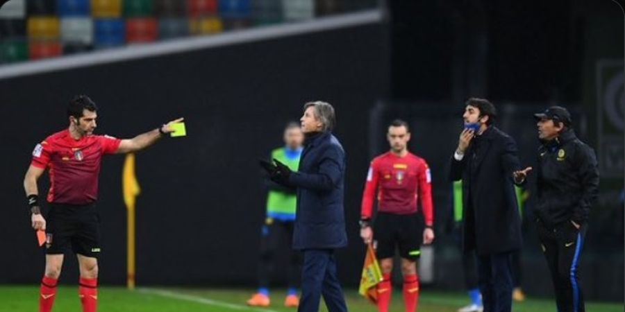 Dua Alasan Antonio Conte Konflik dengan Wasit di Laga Inter Milan Kontra Udinese