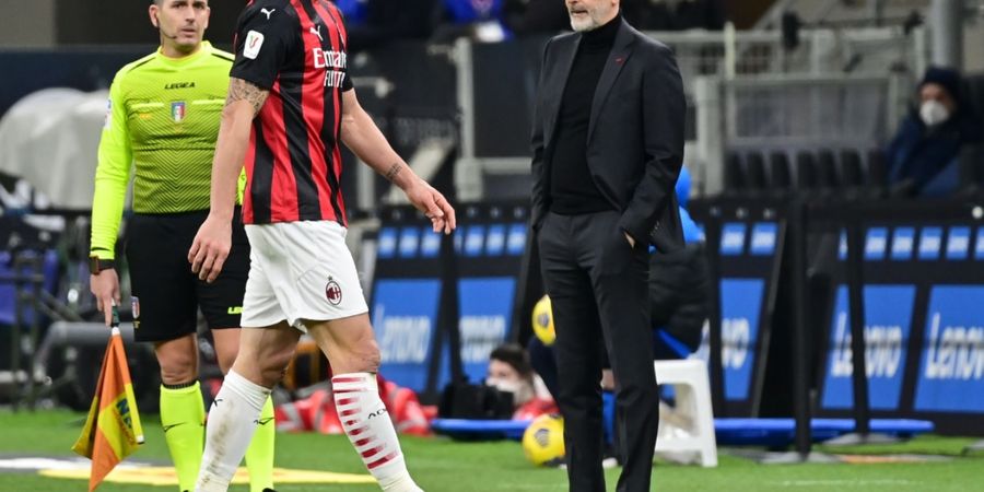 Kartu Merah Zlatan Ibrahimovic Kacaukan Duel AC Milan vs Inter Milan