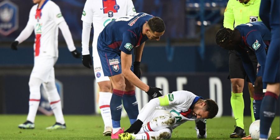 Cedera di Laga Kontra Caen, Neymar Diragukan Tampil Lawan Barcelona