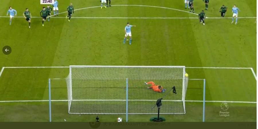 Hasil Babak I Manchester City vs Tottenham Hotspur - Tuan Rumah Unggul 1-0