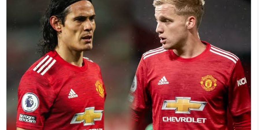 Real Sociedad Vs Manchester United - Van de Beek dan Cavani Fix Absen