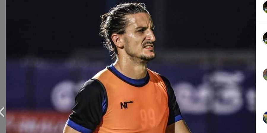 Evangelos Skraparas yang Mirip Ibrahimovic Rela Turun Gaji Demi Main di Liga Indonesia