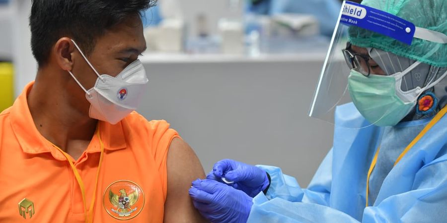 Harapan Gelandang Timnas Indonesia Hanif Sjahbandi Usai Disuntik Vaksin Covid-19