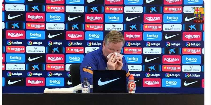 Ronald Koeman Bicara soal Tekanan hingga Mimisan Saat Konferensi Pers