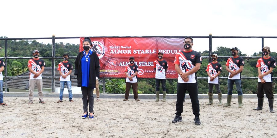 Almor Stable Lakukan Santunan di Bogor untuk Bantu Komunitas Berkuda
