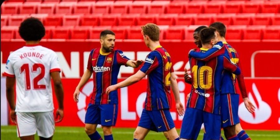 Satu Pemain Jadi Tumbal Kemenangan 2-0 Barcelona atas Sevilla