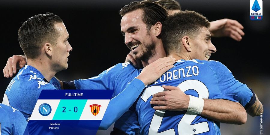 Hasil dan Klasemen Liga Italia - Napoli Makin Garang di Kandang dengan 10 Orang, Inter Masih Dingin di Puncak
