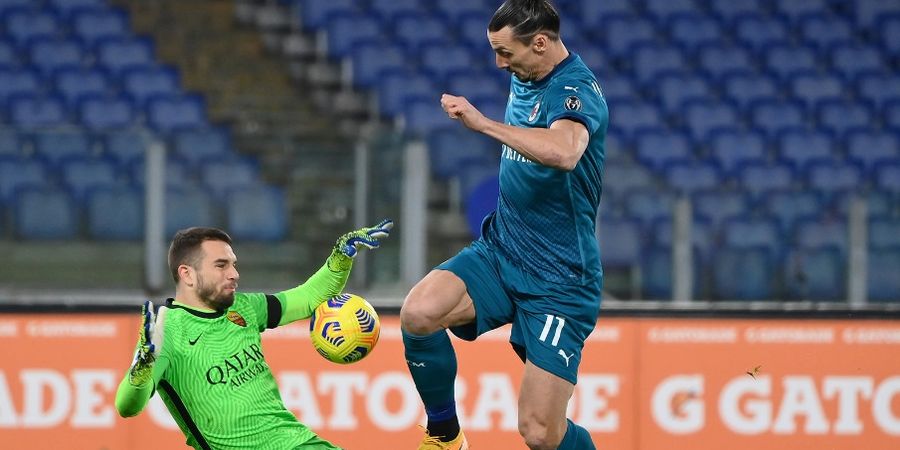 Hasil Liga Italia - Ibra Masih Puasa, AC Milan Bangkit dan Permalukan AS Roma