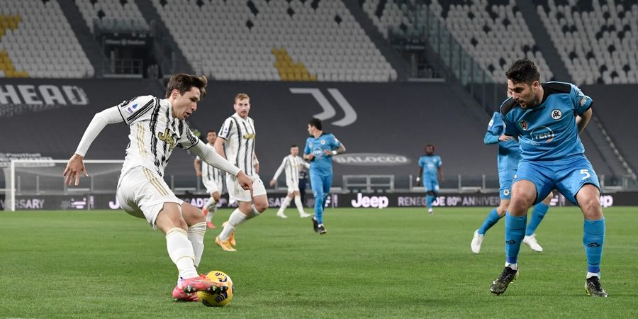 Ronaldo Dibikin Sial Tiang Gawang, Paruh Pertama Juventus vs Spezia Hampa Gol