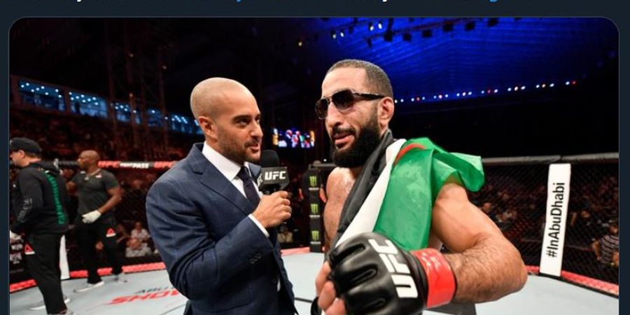 Hasil UFC 263 - Petarung Palestina Belal Muhammad Kalahkan Jagoan 'Take Down'