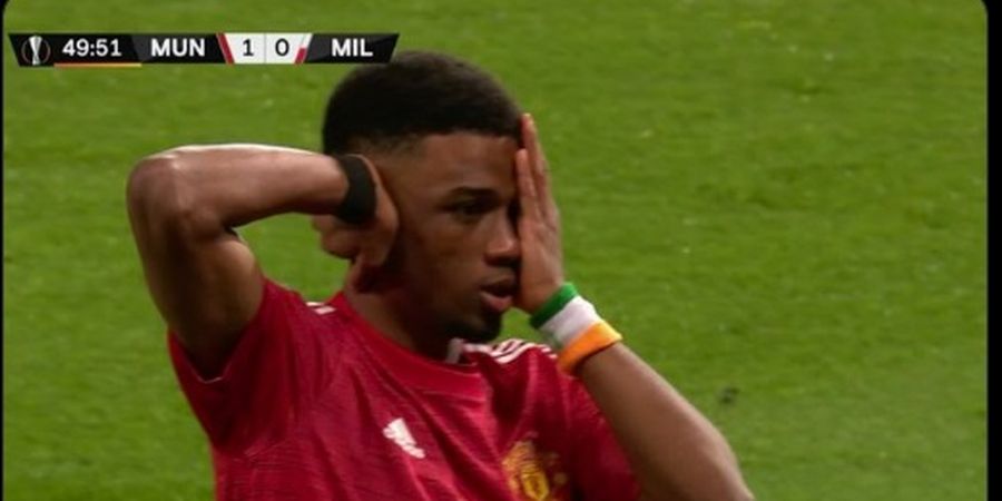 Hasil Liga Europa - Diallo Selebrasi Tutup Satu Mata, Maguire Mandul di Depan Gawang Kosong, Man United Gagal Menang