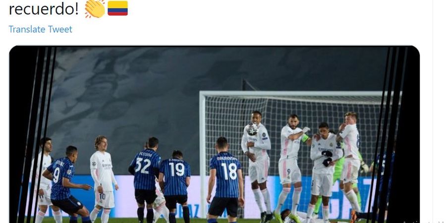 Freekick Atalanta Jadi Sorotan, Tembok Bergerak Sembunyikan Penendang Asli Sukses Kaburkan Pandangan Kiper Real Madrid