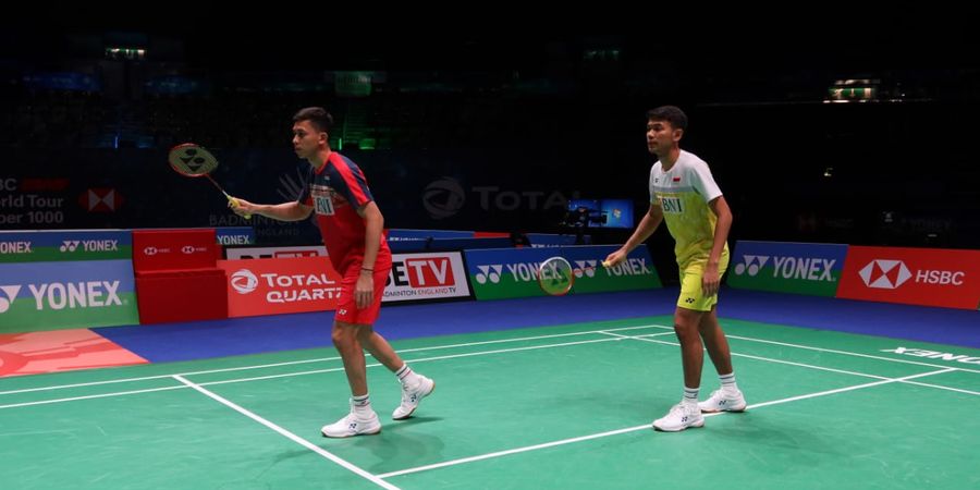 All England Open 2021 - Fajar/Rian Bicara Kondisi Lapangan usai Latihan