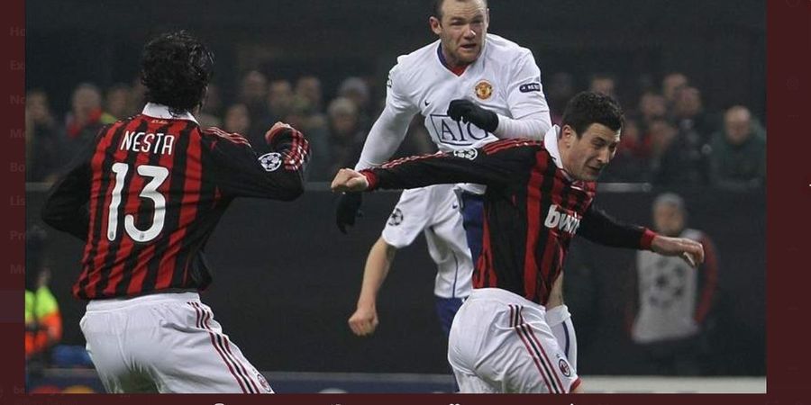 VIDEO - Lawatan Terakhir Man United ke AC Milan, Goyangan Ronaldinho Kalah Hebat dari Kepala Rooney