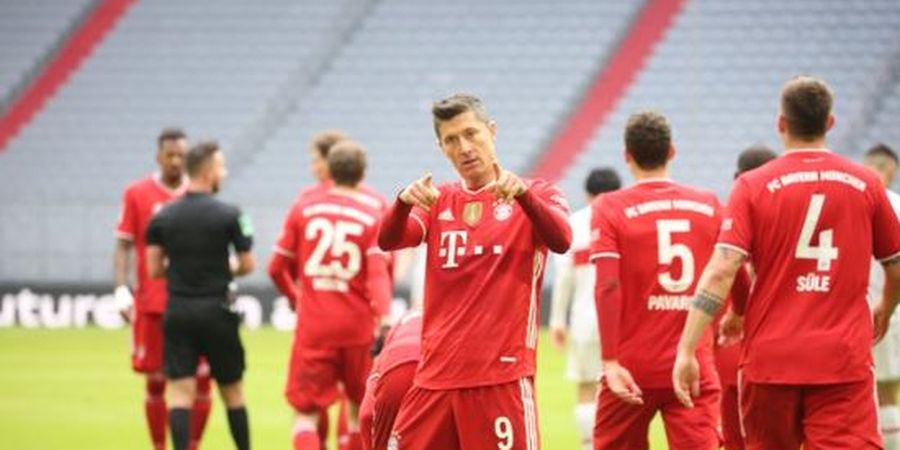 Hasil dan Klasemen Bundesliga - Bayern Emang Gila, Cetak 4 Gol setelah Main 10 Orang, Lewandowski Hattrick dalam 21 Menit