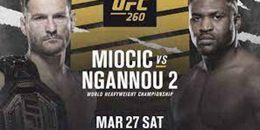 UFC 260 - Francis Ngannou Benci Diri Sendiri di Duel Pertama Lawan Stipe Miocic