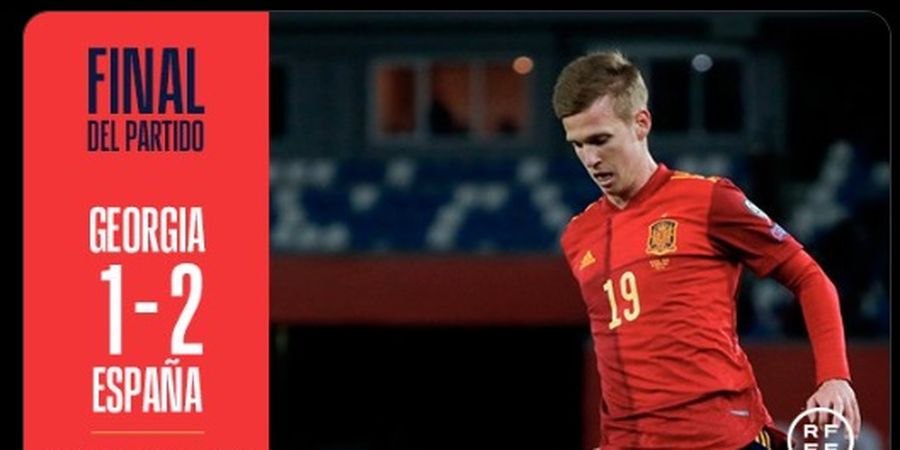 Hasil Kualifikasi Piala Dunia 2022 - Spanyol Sukses Comeback Atas Tim Ranking 89, Gelandang RB Leipzig Pahlawannya