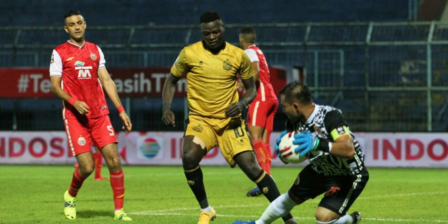Persija vs Bhayangkara Solo FC - Gol Eks Persib Bikin Macan Kemayoran Kalah di Babak Pertama
