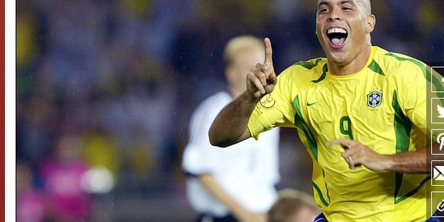 Ronaldo Ungkap Alasan di Balik Gaya Rambut Uniknya pada Piala Dunia 2002