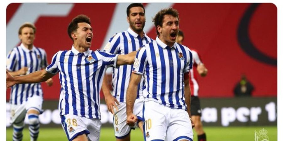 Real Sociedad Juara Copa del Rey, Kutukan Sentuh Piala Terjadi Lagi