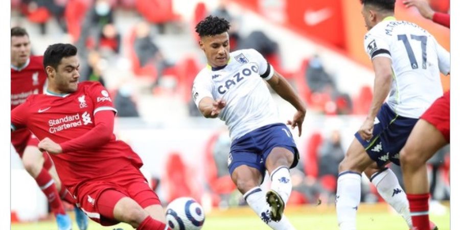 Hasil Babak I - Liverpool Tertinggal 0-1 dari Aston Villa Meski Lebih Dominan