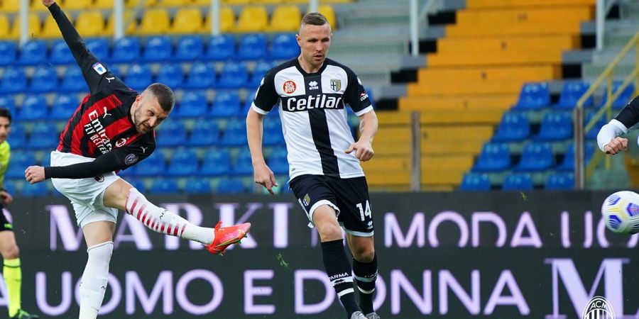 Hasil Babak I - AC Milan Mampu Unggul Dua Gol Tanpa Balas atas Parma