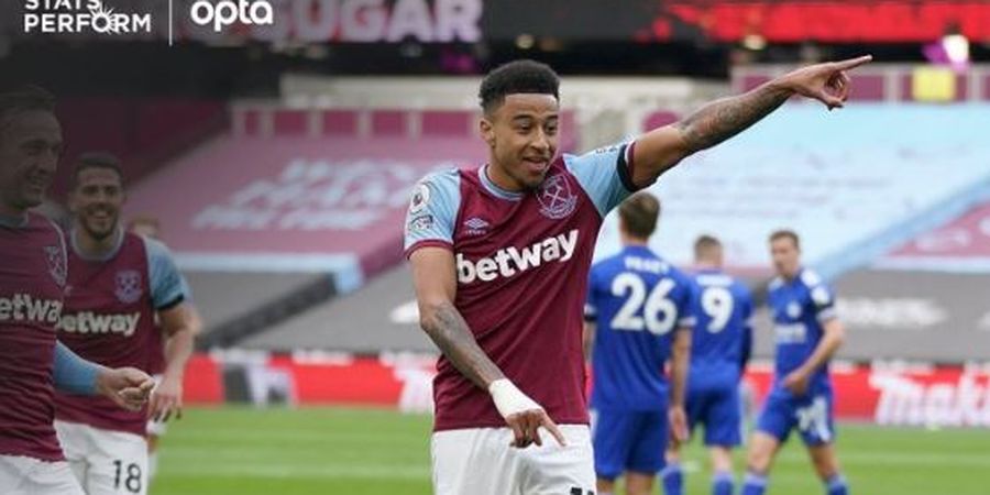 Jesse Lingard Cetak Brace, West Ham Libas Leicester dan Kembali ke 4 Besar