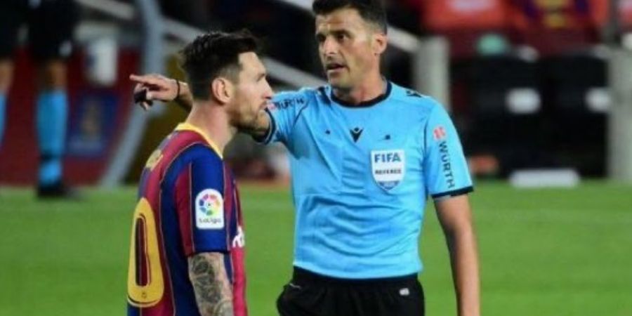 Gara-gara Ucapkan Kalimat Ini, Messi Kena Semprot Wasit di El Clasico