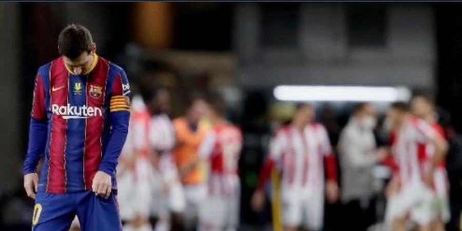 Bilbao vs Barcelona - Kenangan Pahit Lionel Messi Pukul Kepala Lawan, Kartu Merah, Barca Gagal Juara