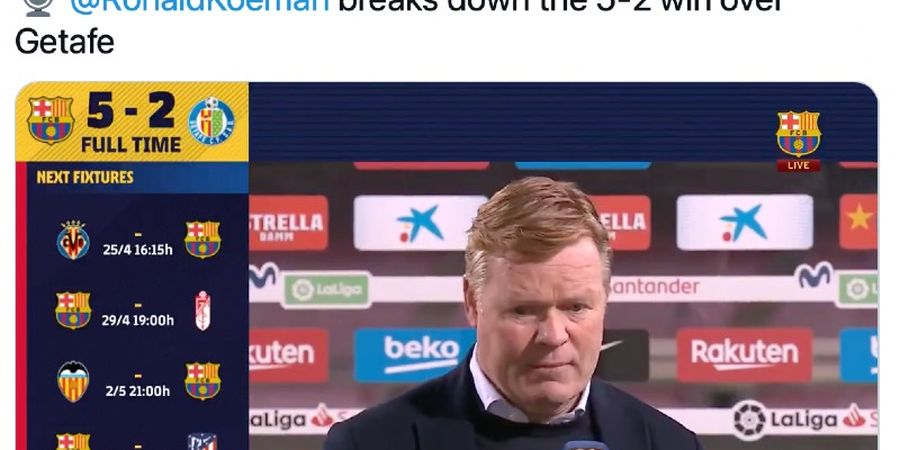 Ronald Koeman Anggap Barcelona Belum Seleval Atletico Madrid dan Real Madrid