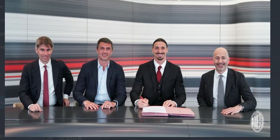 Zlatan Ibrahimovic Resmi Teken Kontrak Baru, Mau Seumur Hidup di AC Milan