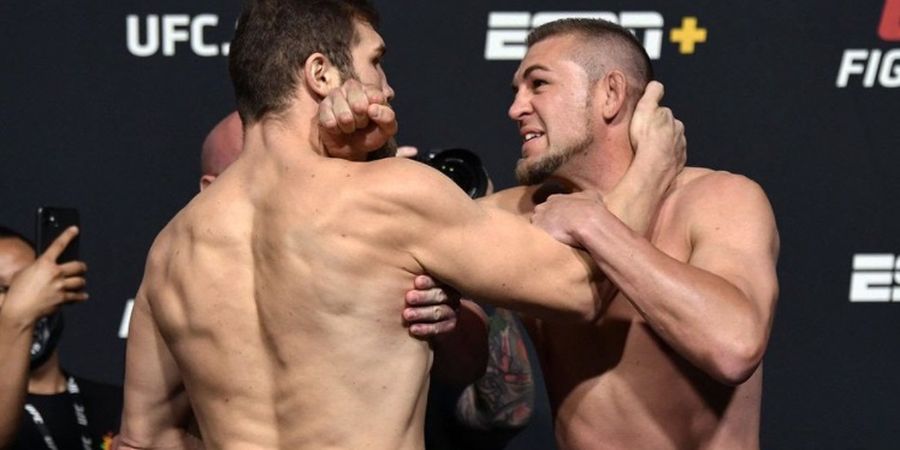 Hasil UFC Vegas 25 - Sengit sejak Timbang Badan, Duel 2 Raksasa Malah Imbang