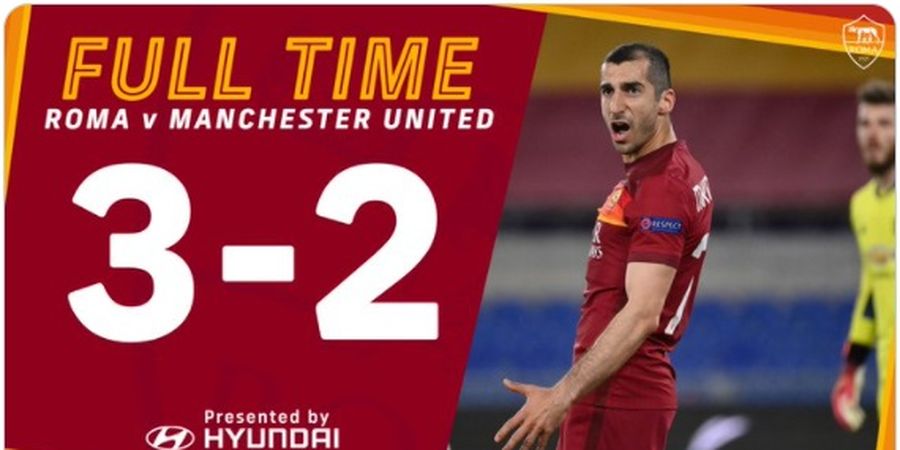 Hasil Liga Europa - Comeback AS Roma Hanya Seujung Kuku, Man United ke Final