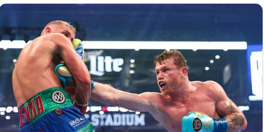 Menang TKO, Canelo Alvarez Rebut Gelar Kelas Super Menengah WBO