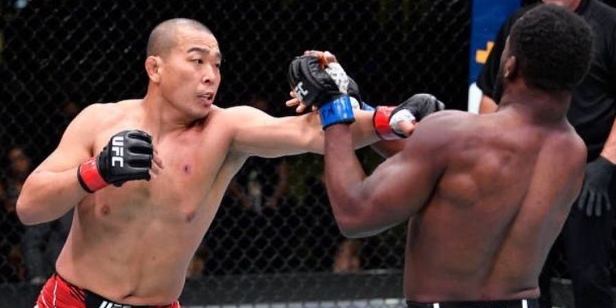 Hasil UFC Vegas 26 - Kemaluan Dihajar 2 Kali, Jagoan Korea Bikin Kompatriot Francis Ngannou Berdarah-darah