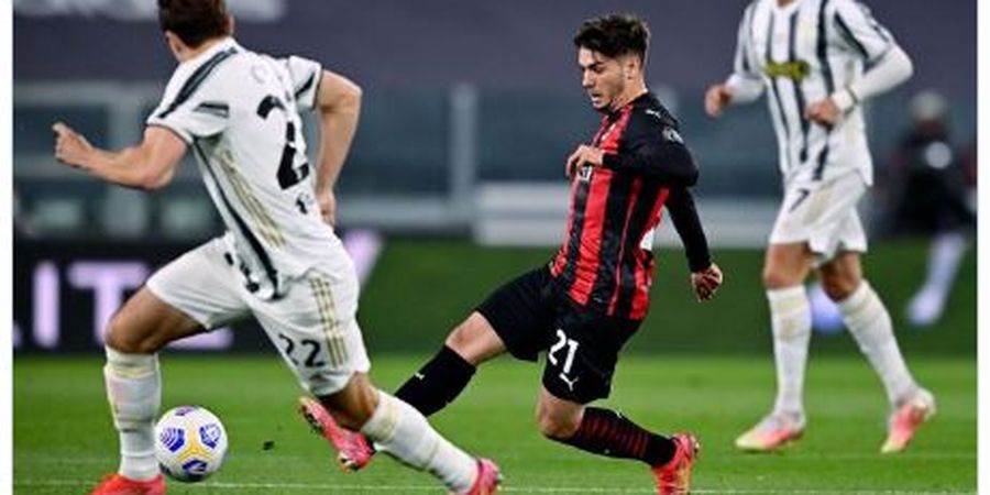 Hasil Babak I - Gol di Injury Time Bawa AC Milan Ungguli Juventus