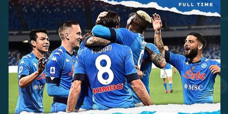 Hasil dan Klasemen Liga Italia - Napoli Bantai Udinese, AC Milan dan Atalanta Dilangkahi, Juventus Paling Jeblok