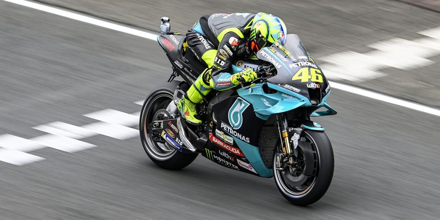 MotoGP Prancis 2021 - 1 Insiden Bikin Valentino Rossi Kena Mental Saat Kualifikasi