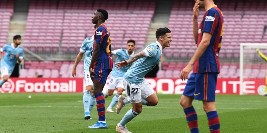 Lionel Messi Cetak Gol Sundulan, Barcelona Diimbangi 1-1 Celta Vigo di Babak I