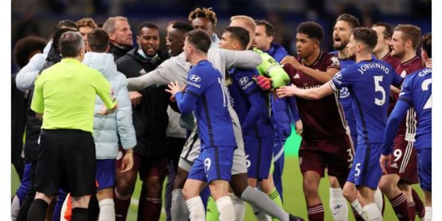 Duel Berujung Rusuh, Chelsea dan Leicester City Hadapi Sanksi FA