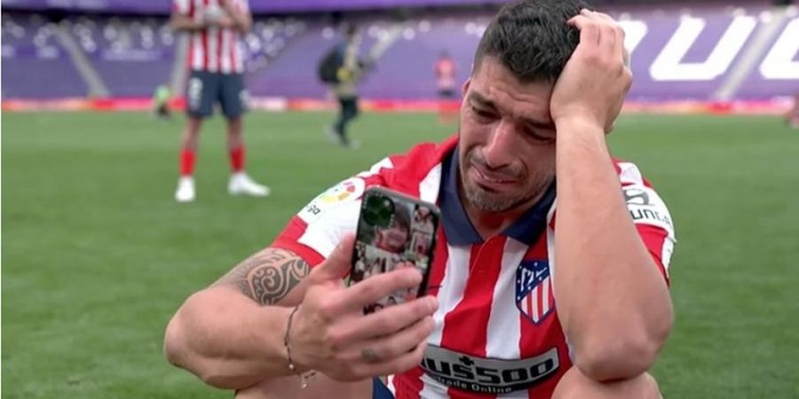 Atletico Juara Liga Spanyol, Suarez Nangis sambil Video Call