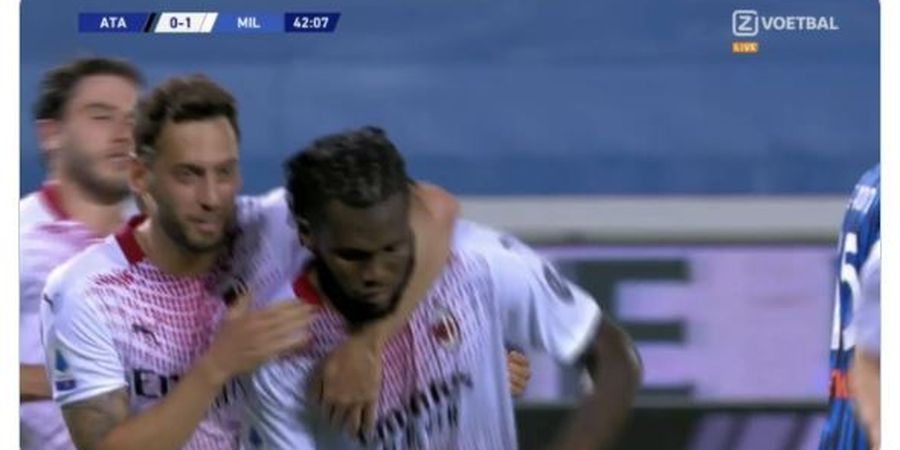 Hasil Babak I - Penalti Franck Kessie Antar AC Milan Unggul untuk Sementara