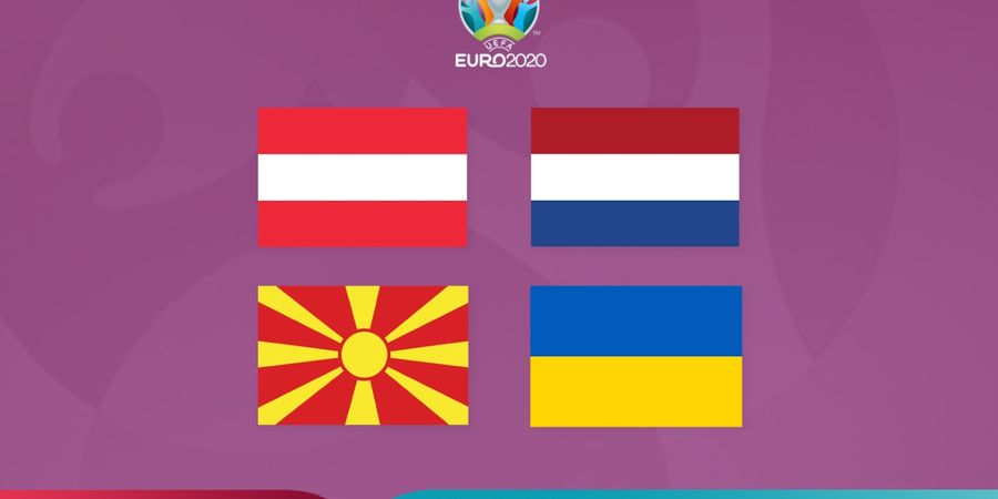 Jadwal Grup C Euro 2020 - Belanda Tanpa Kapten Andalan, Turnamen Debut Makedonia Utara