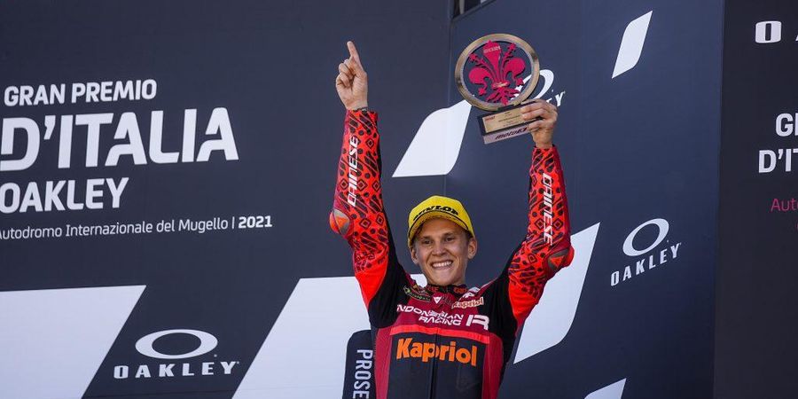 Indonesia Tempati Podium Juara Moto3 Event MotoGP Italia 2021