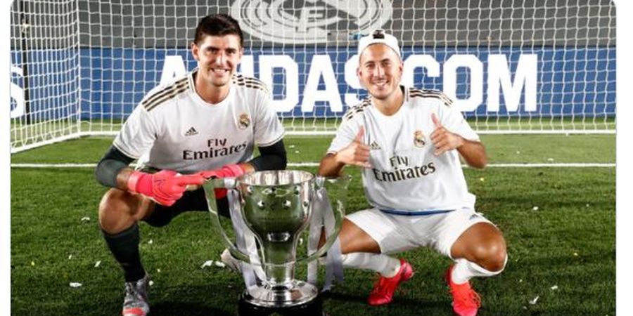 Thibaut Courtois Bawa Kabar soal Masa Depan Eden Hazard di Real Madrid