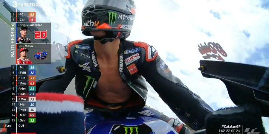 Fabio Quartararo Merasa Layak Diganjar Bendera Hitam, MotoGP Buat 2 Kesalahan