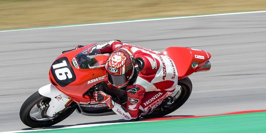 Mario Suryo Aji Siap Hadapi Tantangan Moto3 Junior World Championship Portugal