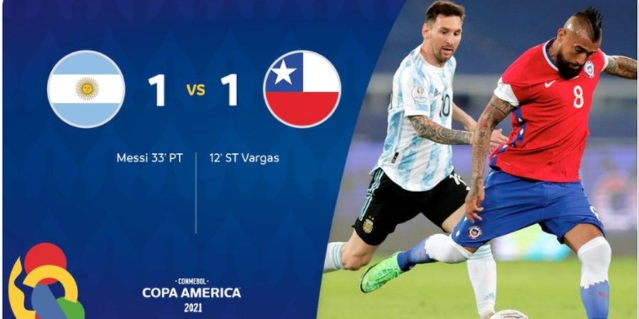 Hasil Lengkap Copa America 2021 - Argentina Kena Gocek Terus 270 Menit, Paraguay Pimpin Grup A
