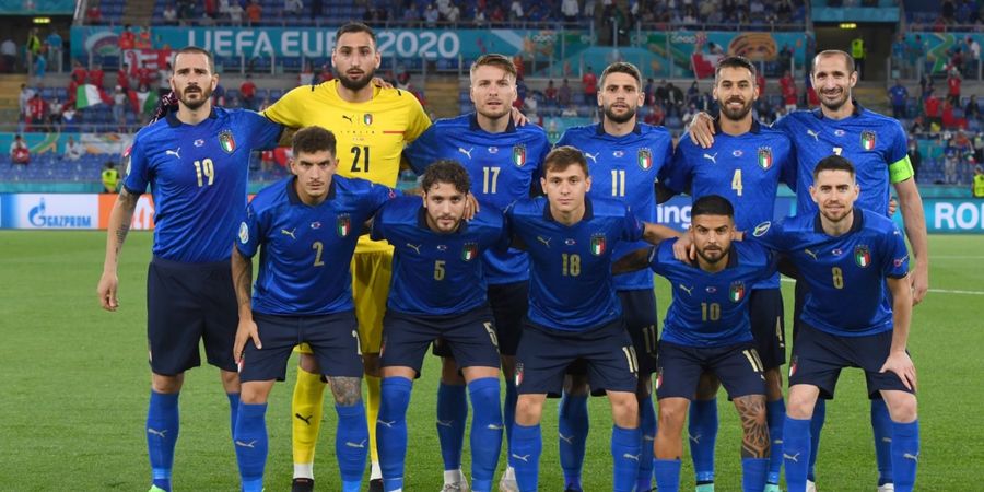 Prediksi EURO 2020 - Italia vs Wales, Anti Main Mata, Juara Grup dan Pecah Rekor 82 Tahun