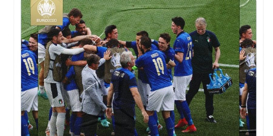 Rekor EURO 2020 - Definisi Lolos ke Fase Gugur dengan Gaya, Timnas Italia